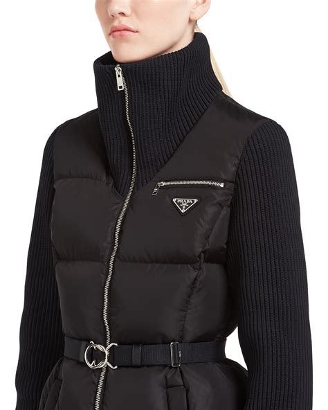 Prada puffer jackets for women